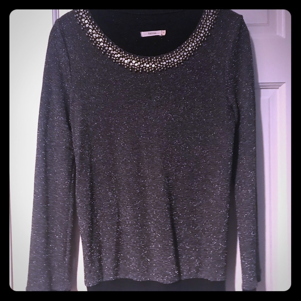 Women’s black dressy sweater...size S
